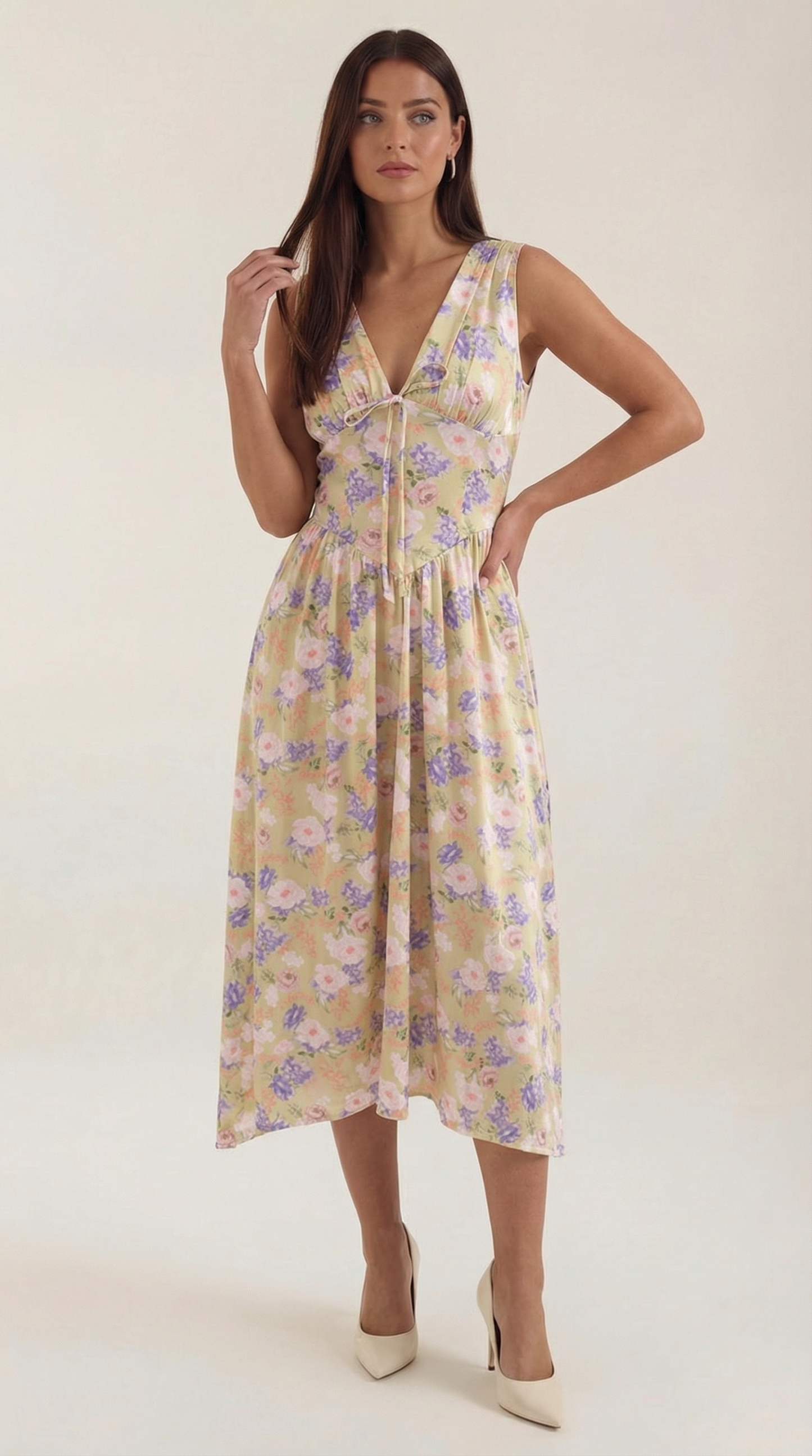 Cassiopeia Midi-Eintauchkleid | Elegantes Sommerkleid 16