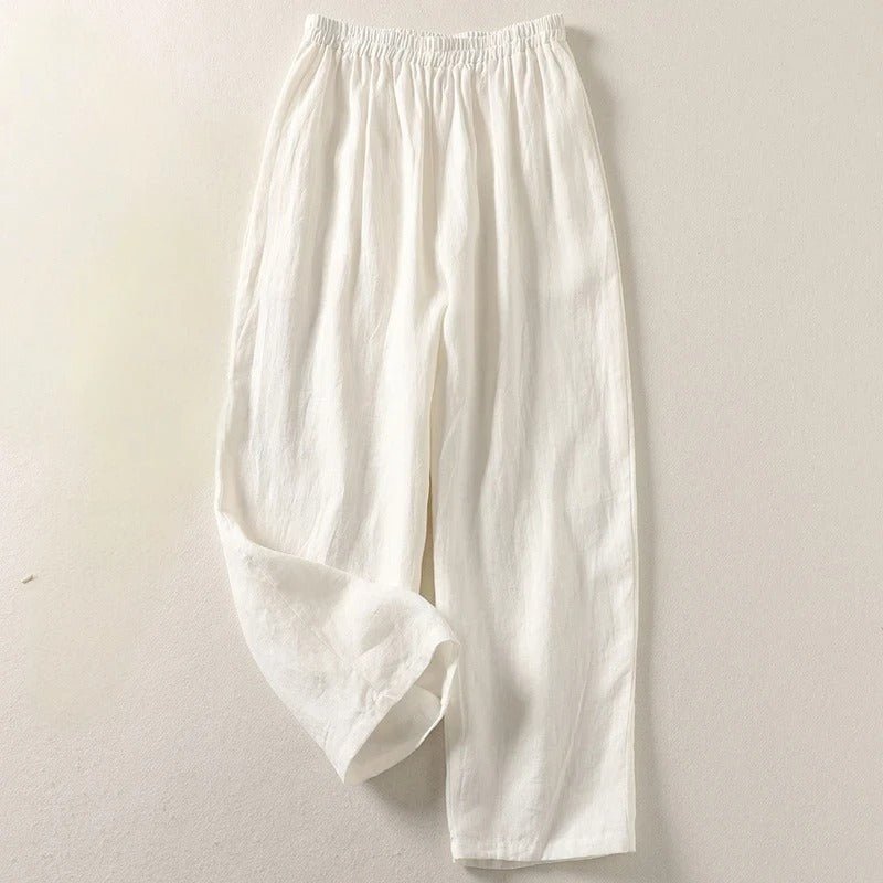 Damenhose mit elastischem Bund | Relaxed Fit, weites Bein 4