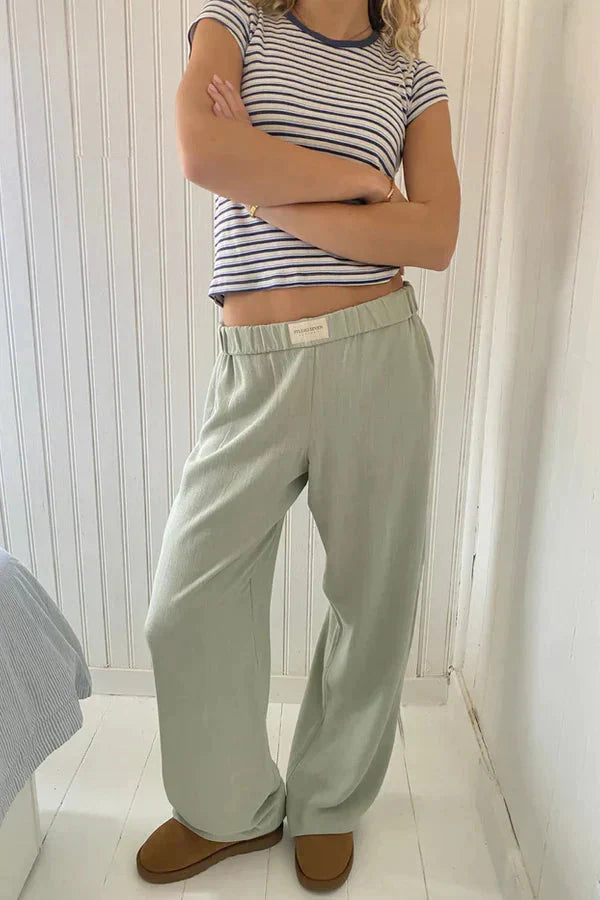 Elke | Damen Sommerhose Gestreift 11