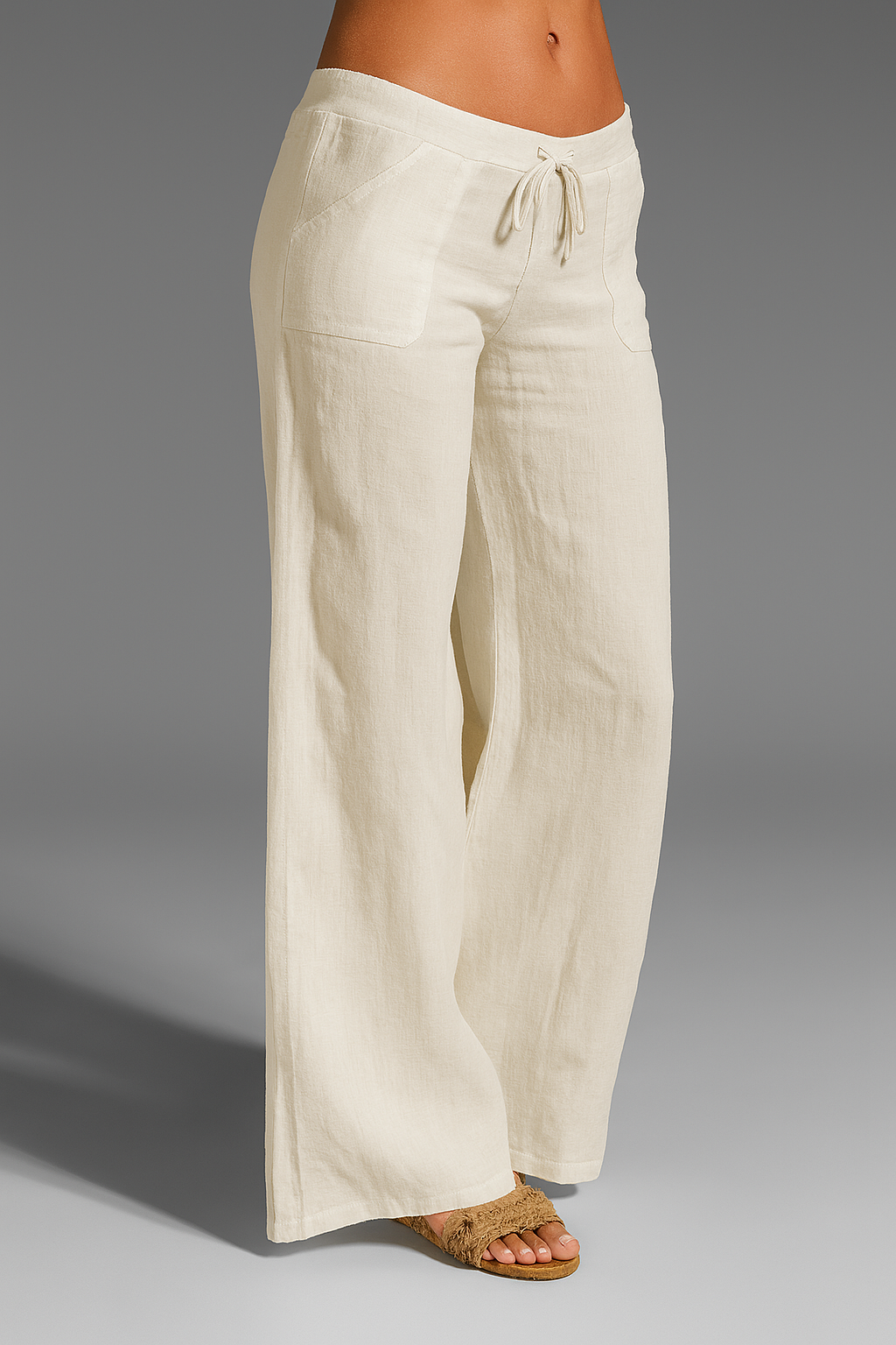 Luftige Sommerhose | Weite Damenhose mit Kordelzug 5