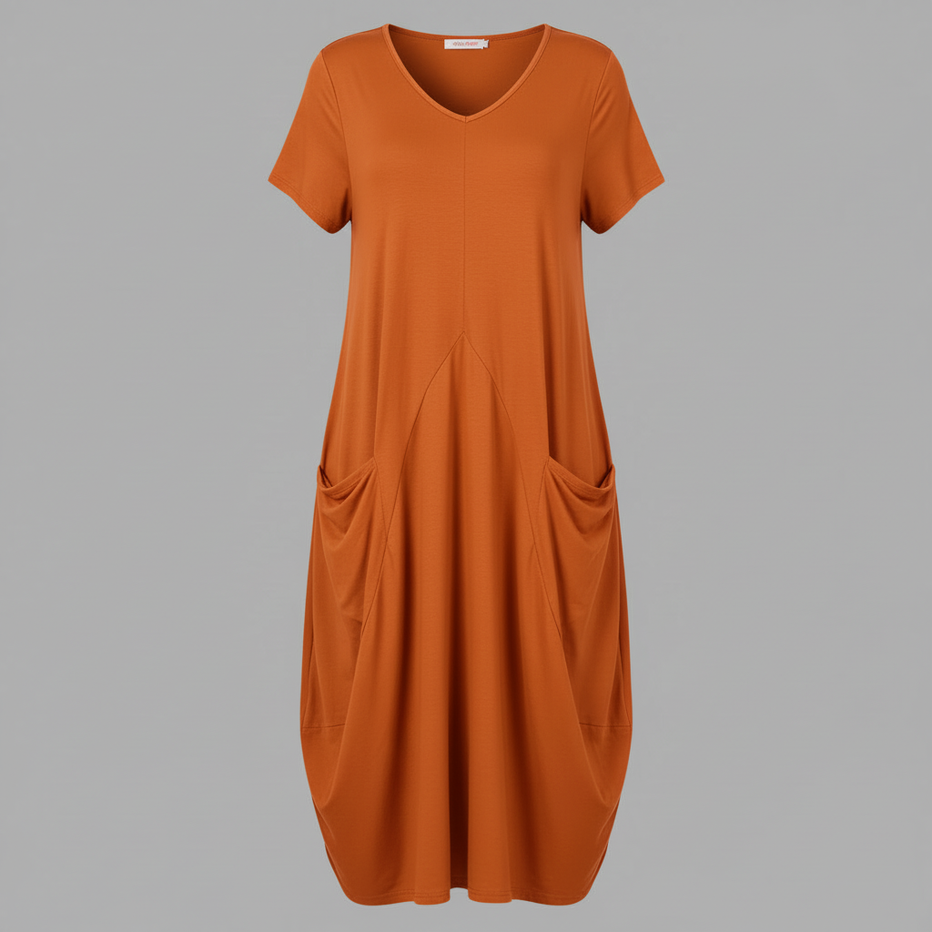 Luftiges Sommerkleid | Midi für Damen