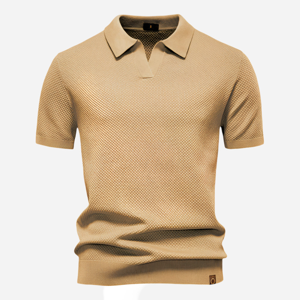 Marcus Kurzarm-Strickpolo Herren | Sommer Poloshirt Baumwolle 10