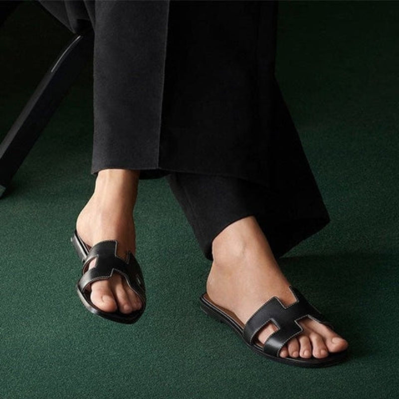 Margot | Flache Riemchensandalen mit Rutschfester Sohle 8