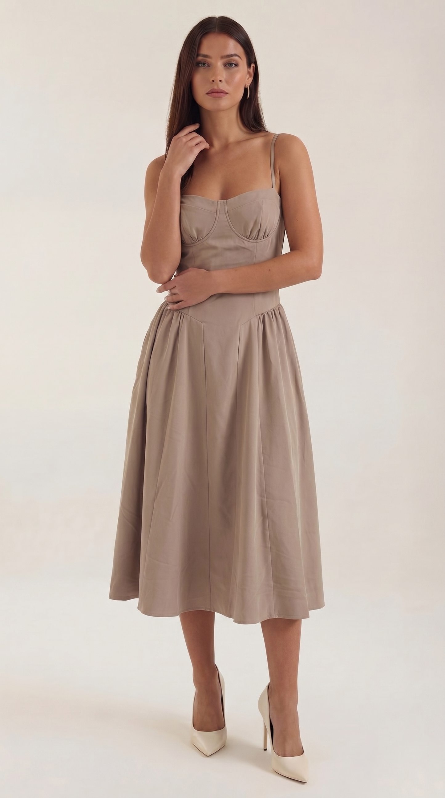 Odette | Korsett-Midikleid für Damen 13