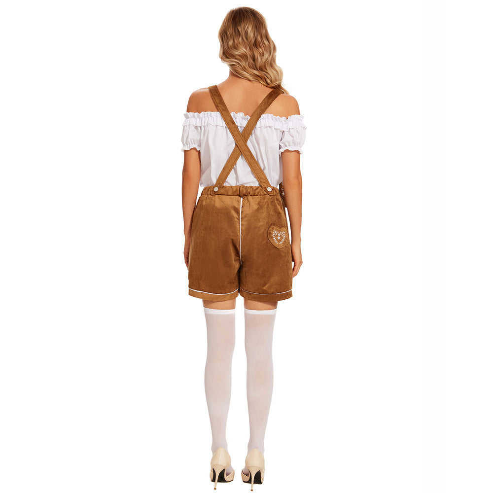 Trachten Shorts Damen mit Stickerei | Kurze Hosen für Festlichkeiten 4