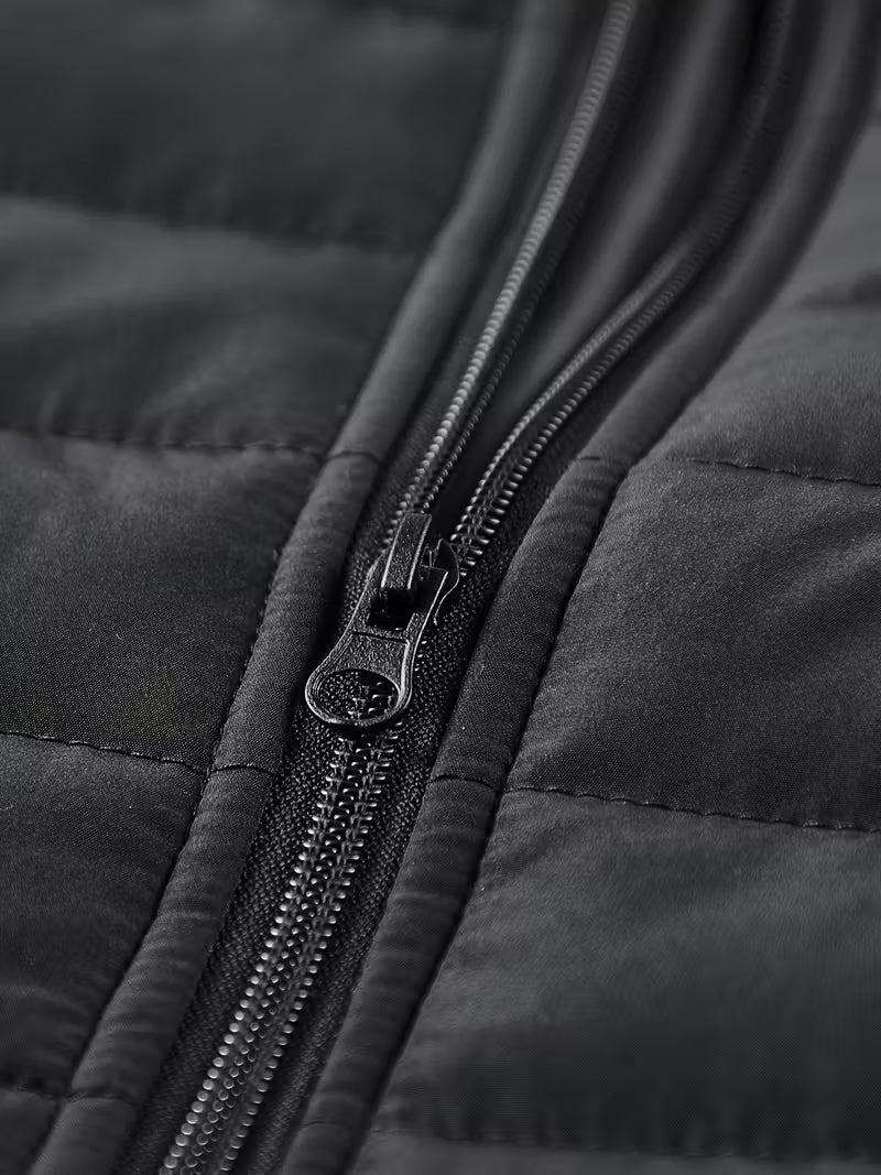Übergangsjacke Herren Slim Fit | Steppjacke mit Stehkragen 4