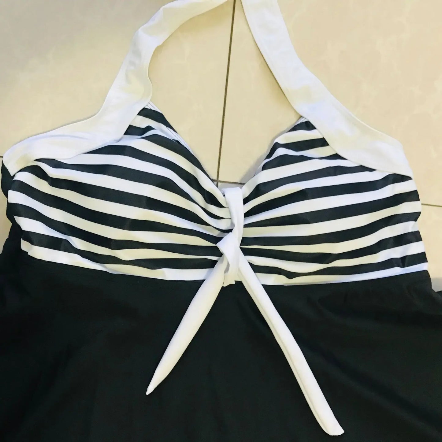 Vintage Badeanzug mit Kleid | Tankini Damen für Strand und Pool 5