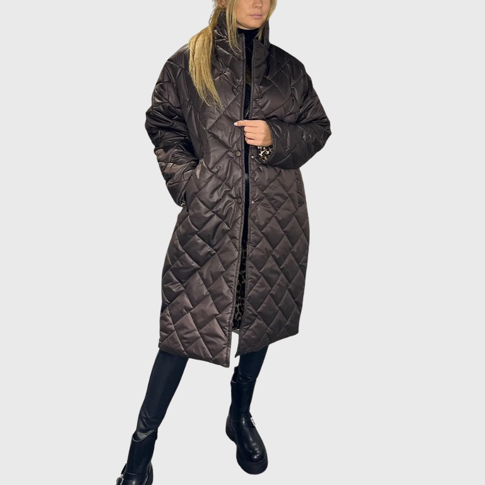 Wendbare Steppjacke Damen | Lange Jacke für kalte Tage 7