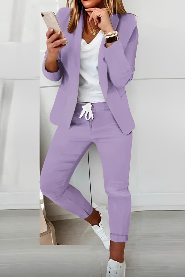 Zweiteiliges Damen Blazer-Set Alina | Elegantes Outfit für Alltag & Events 6