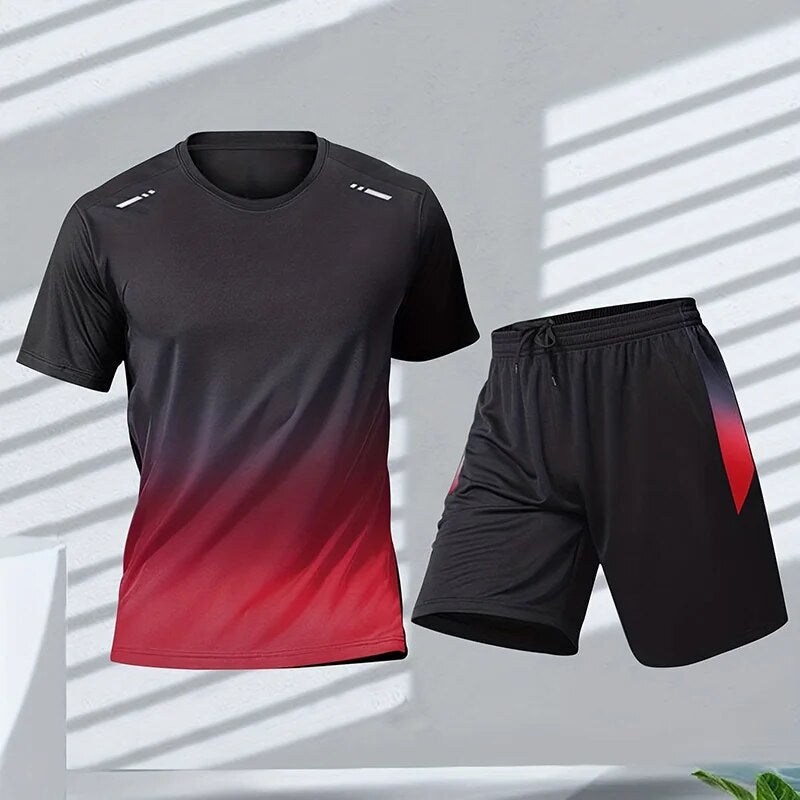 Activewear Set Herren | Trainingsanzug mit Farbverlauf 1