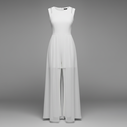 Ärmelloser Weit-Jumpsuit für Damen | Sommerliche Damenmode