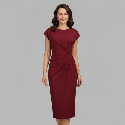 Midikleid Damen Elegant | Sommerkleid Knielang, Freizeitkleid Leicht