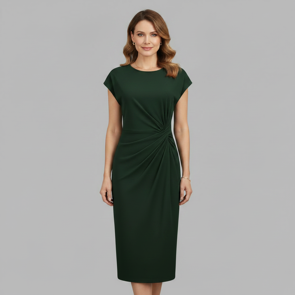 Midikleid Damen Elegant | Sommerkleid Knielang, Freizeitkleid Leicht
