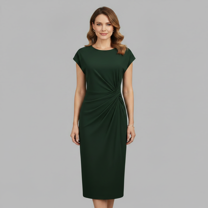 Midikleid Damen Elegant | Sommerkleid Knielang, Freizeitkleid Leicht