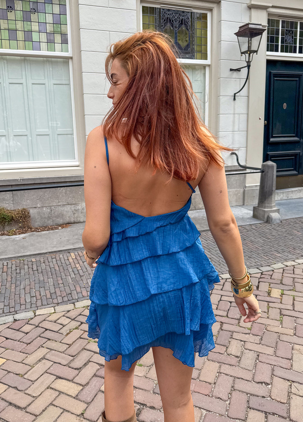 Asymmetrisches Minikleid Damen mit Rüschen | Festliche Kleider 4