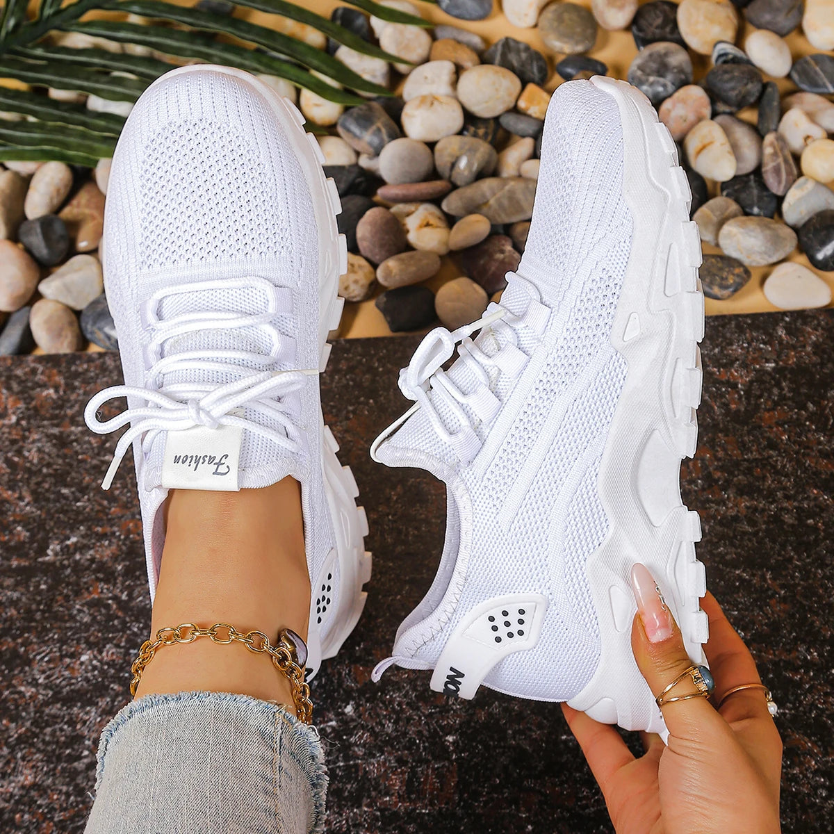Atmungsaktive Damen-Sportschuhe | Lässige Freizeitschuhe 2