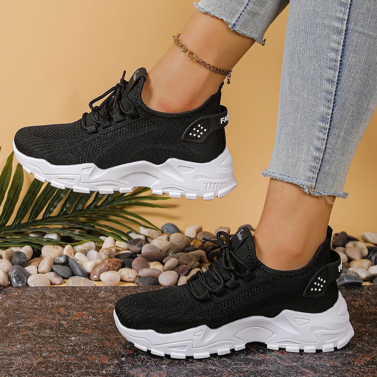 Atmungsaktive Damen-Sportschuhe | Lässige Freizeitschuhe 8
