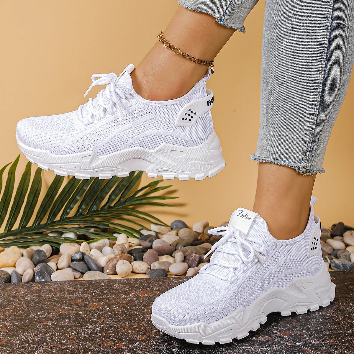 Atmungsaktive Damen-Sportschuhe | Lässige Freizeitschuhe 9