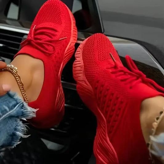 Atmungsaktive Damen Sneaker | Orthopädische Mesh-Schuhe 0