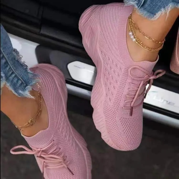 Atmungsaktive Damen Sneaker | Orthopädische Mesh-Schuhe 4