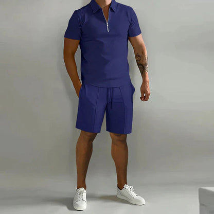 Atmungsaktives Herren Polo- und Shorts-Set | Sommer Outfit 5