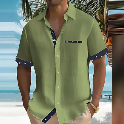 Atmungsaktives Herren Sommerhemd | Kurzarm Hemd 1