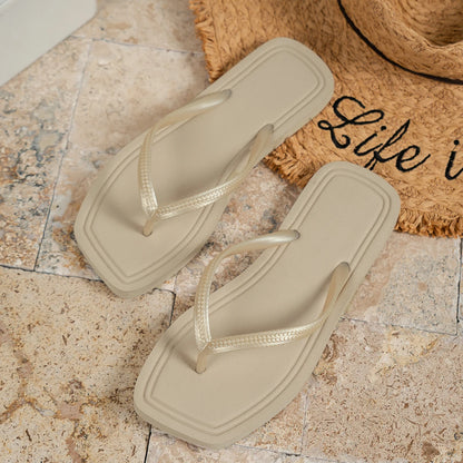 Bequeme Flip Flops Damen | Flache EVA-Sandalen für Sommer 6