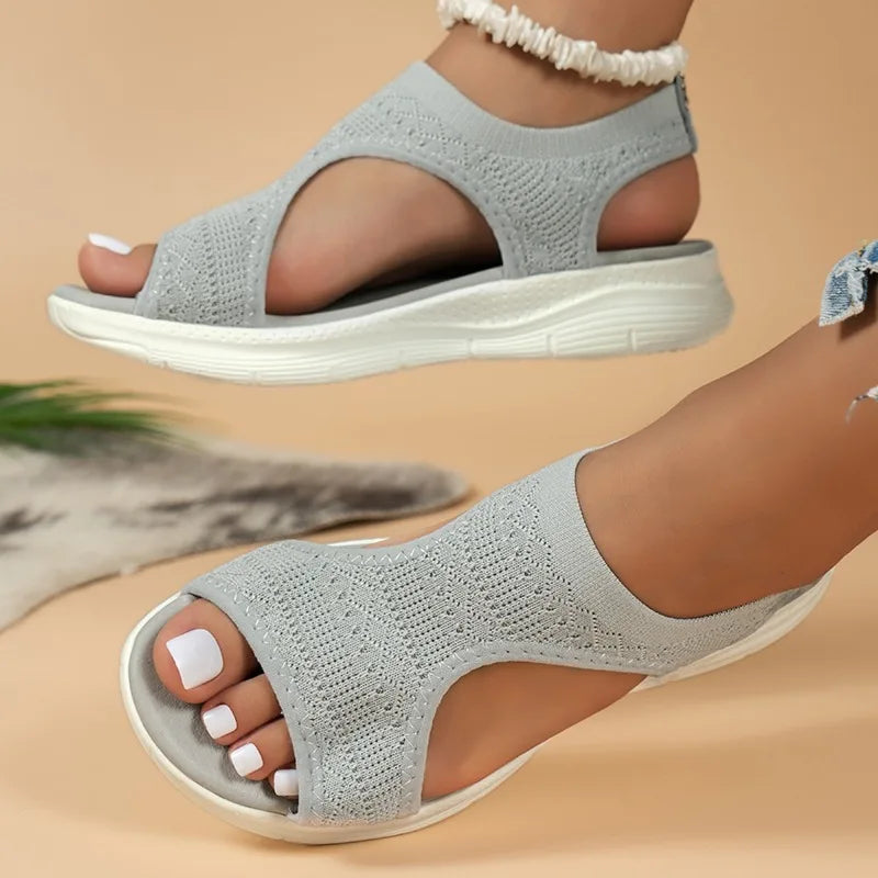 Bequeme Sandalen Damen | Sommer Sportsandalen Römisch 1