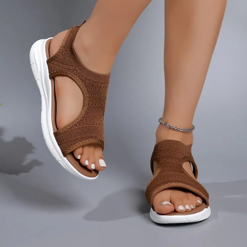 Bequeme Sandalen Damen | Sommer Sportsandalen Römisch 4