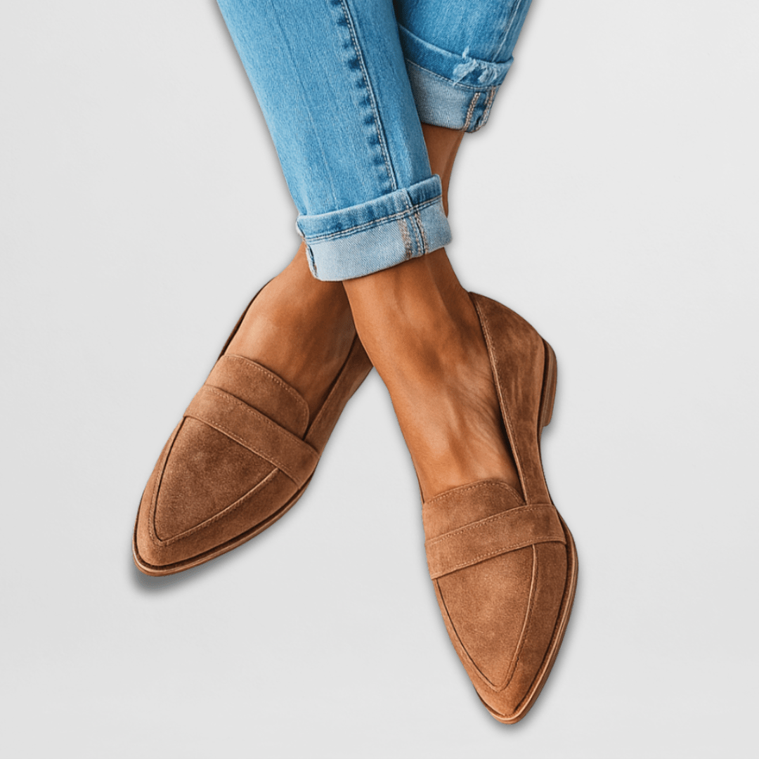 Bequeme Slipper für Damen aus Wildleder | Alltagsschuhe 0