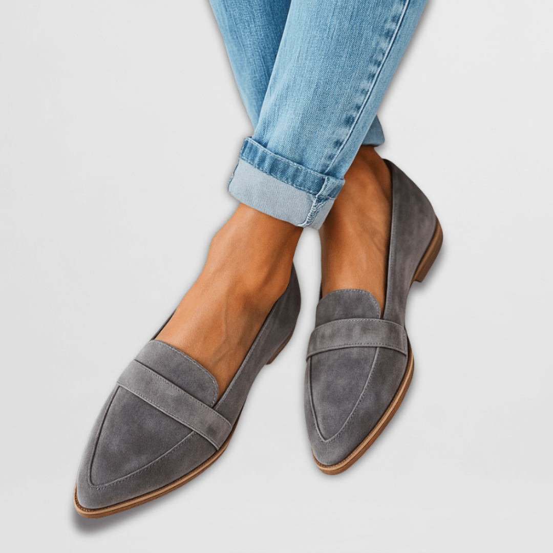 Bequeme Slipper für Damen aus Wildleder | Alltagsschuhe 1