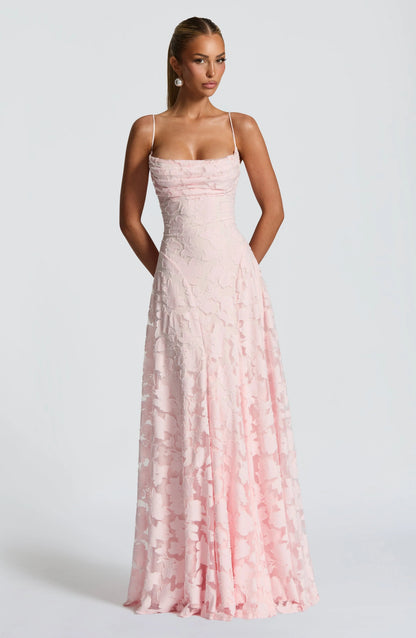 Blumenmuster Kleid | Festliches Kleid für Damen 1