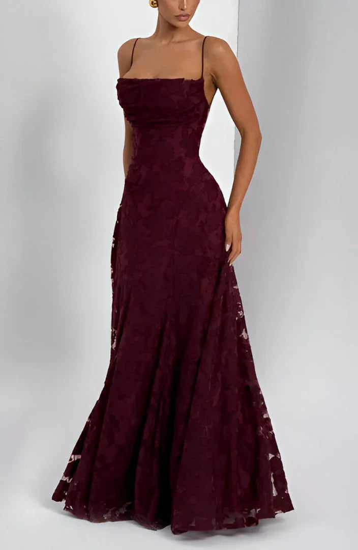 Blumenmuster Kleid | Festliches Kleid für Damen 5