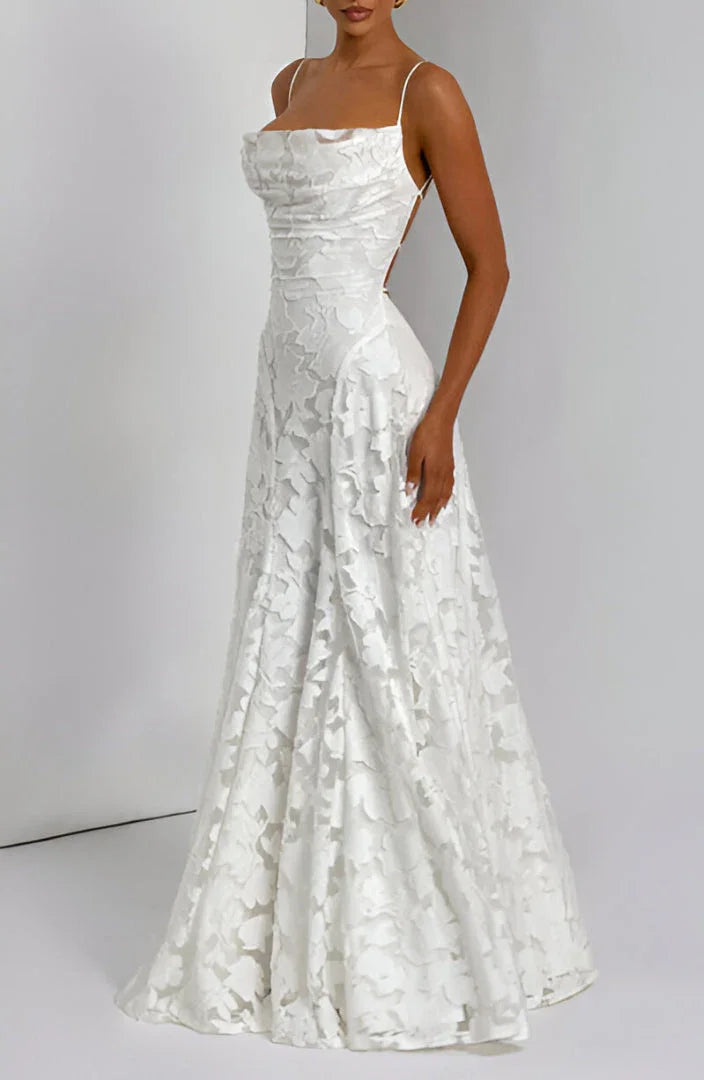 Blumenmuster Kleid | Festliches Kleid für Damen 7