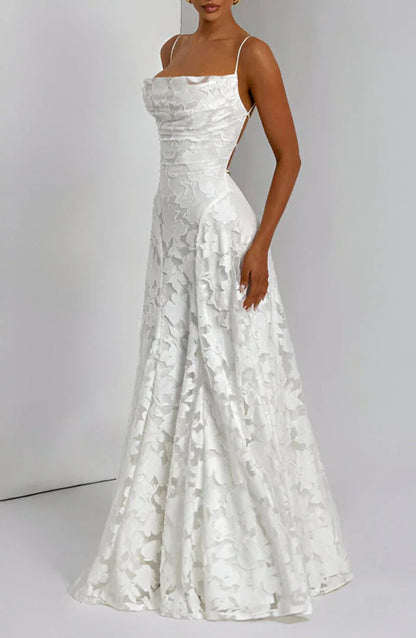 Blumenmuster Kleid | Festliches Kleid für Damen 7