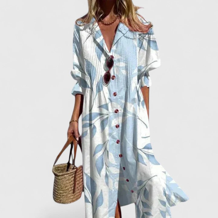 Buntes Boho Kleid Damen | Elegantes Sommerkleid 1