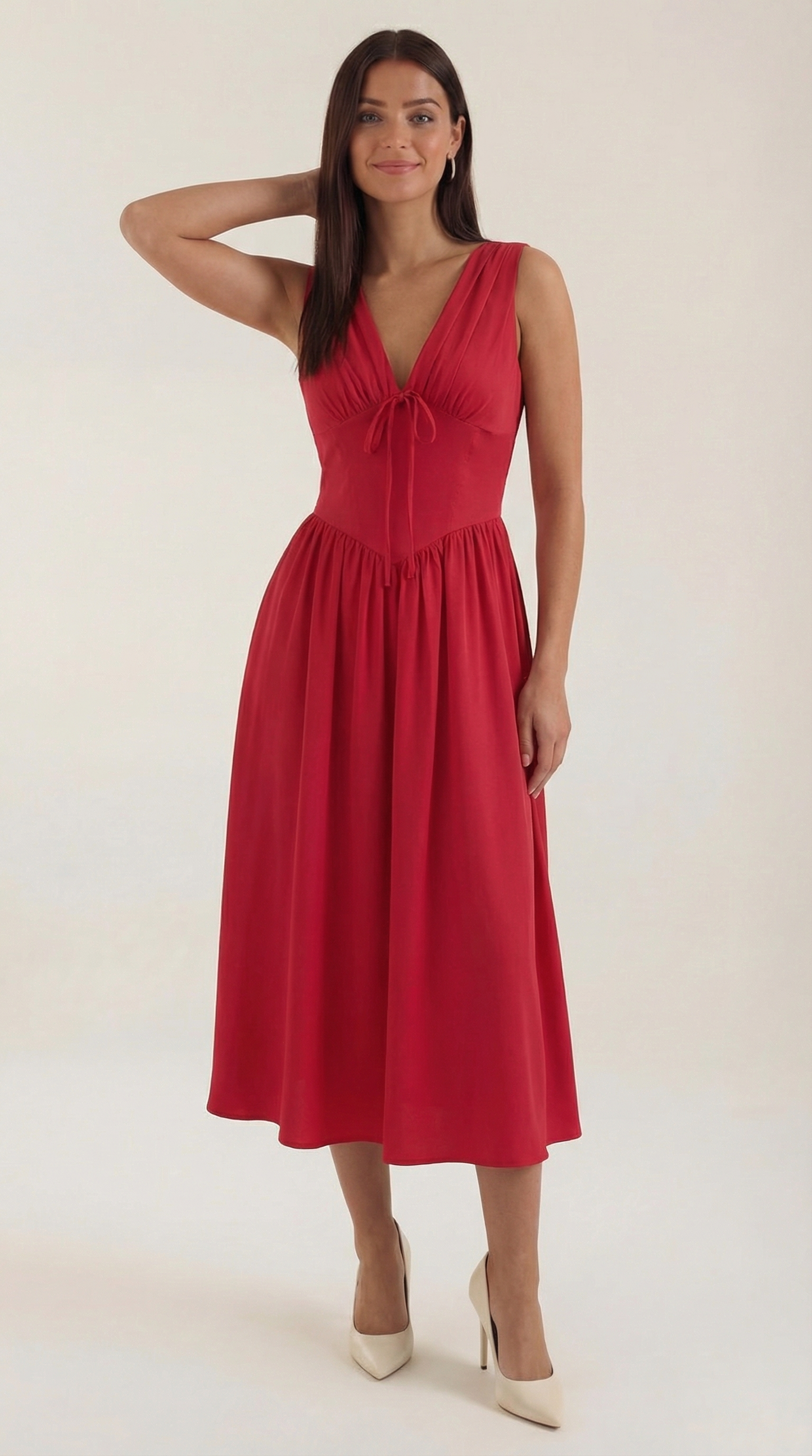 Cassiopeia Midi-Eintauchkleid | Elegantes Sommerkleid 10