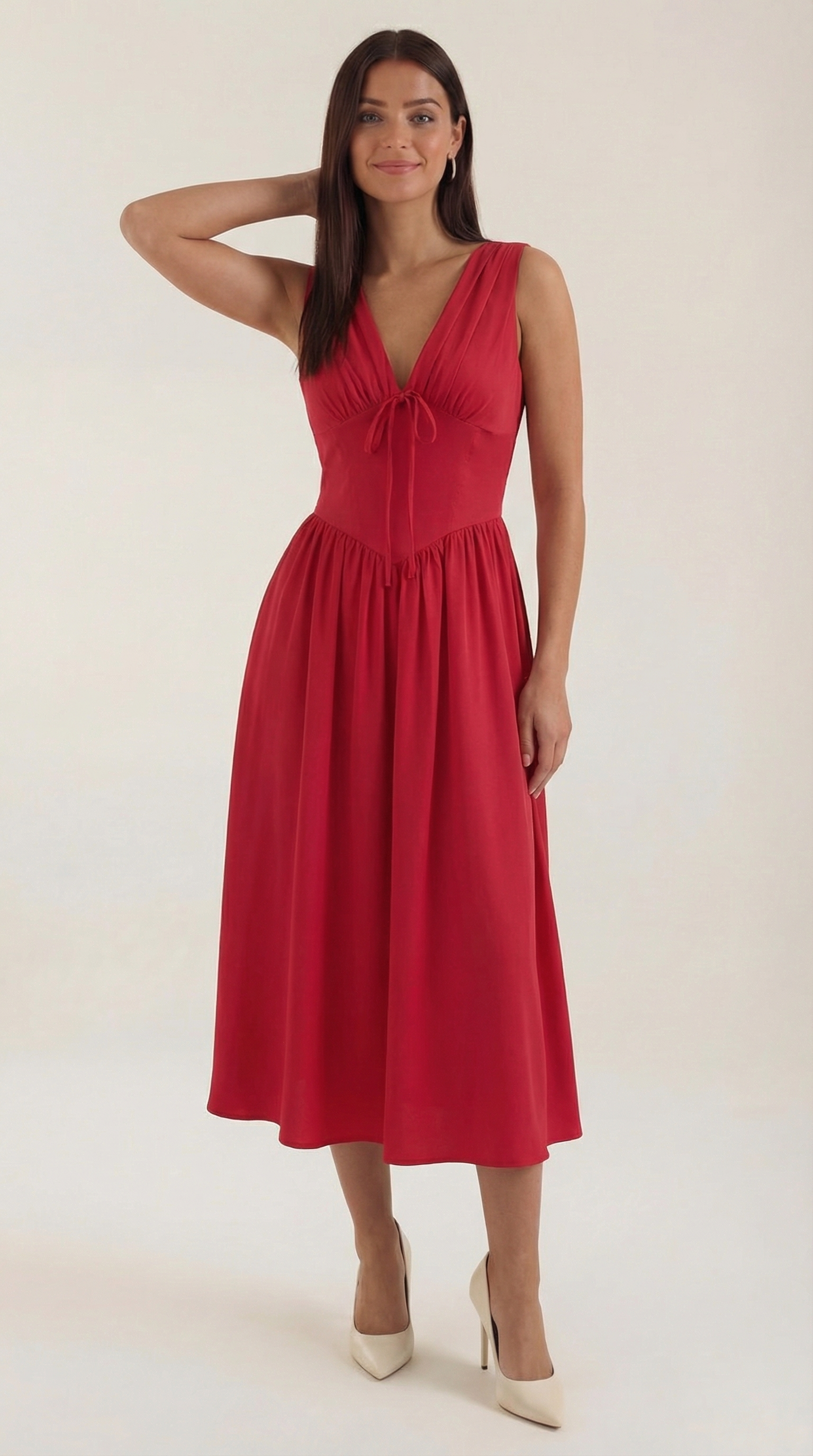 Cassiopeia Midi-Eintauchkleid | Elegantes Sommerkleid 10