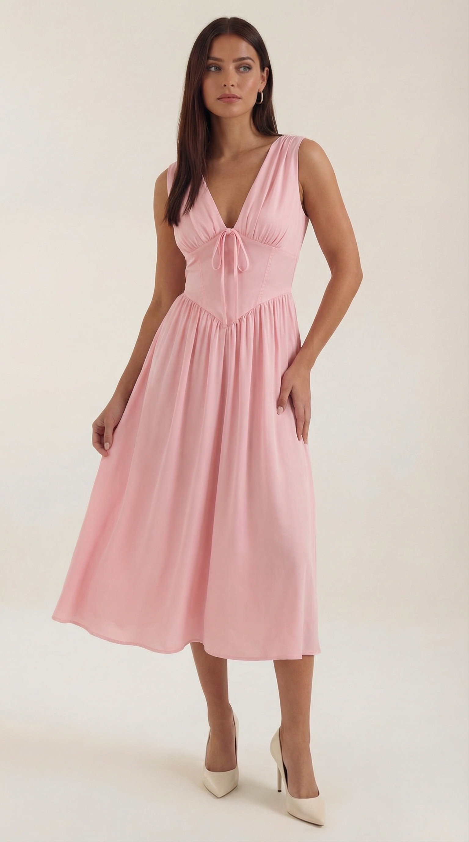 Cassiopeia Midi-Eintauchkleid | Elegantes Sommerkleid 11