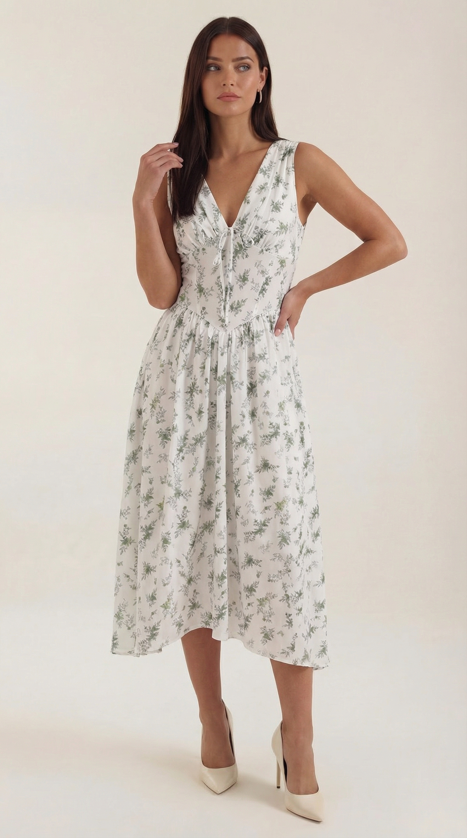 Cassiopeia Midi-Eintauchkleid | Elegantes Sommerkleid 12