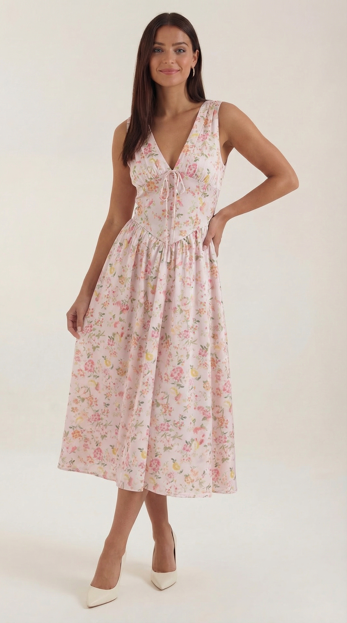 Cassiopeia Midi-Eintauchkleid | Elegantes Sommerkleid 13