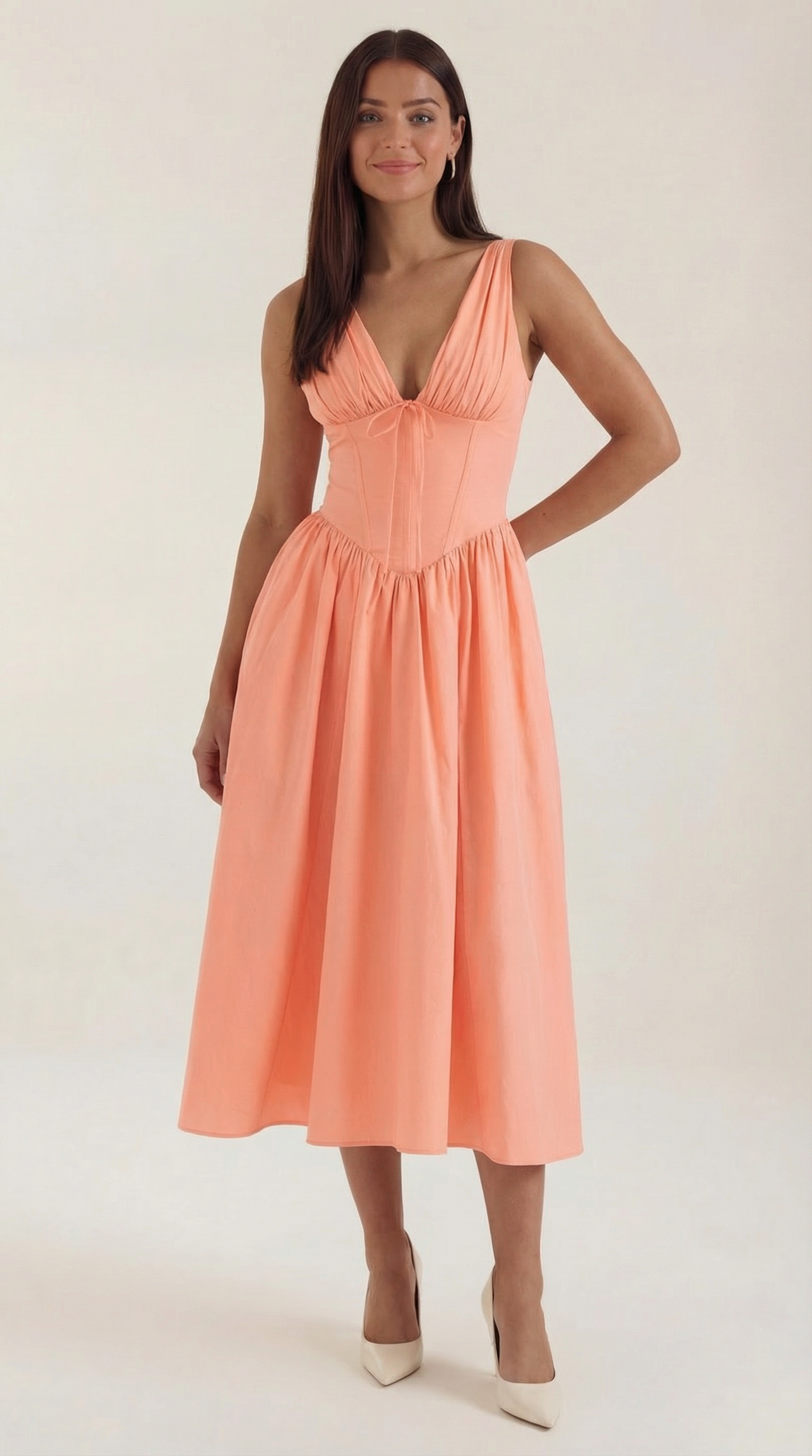 Cassiopeia Midi-Eintauchkleid | Elegantes Sommerkleid 5