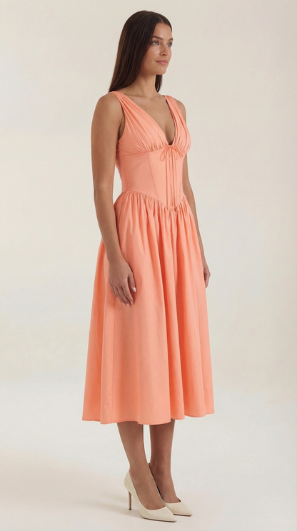 Cassiopeia Midi-Eintauchkleid | Elegantes Sommerkleid 6
