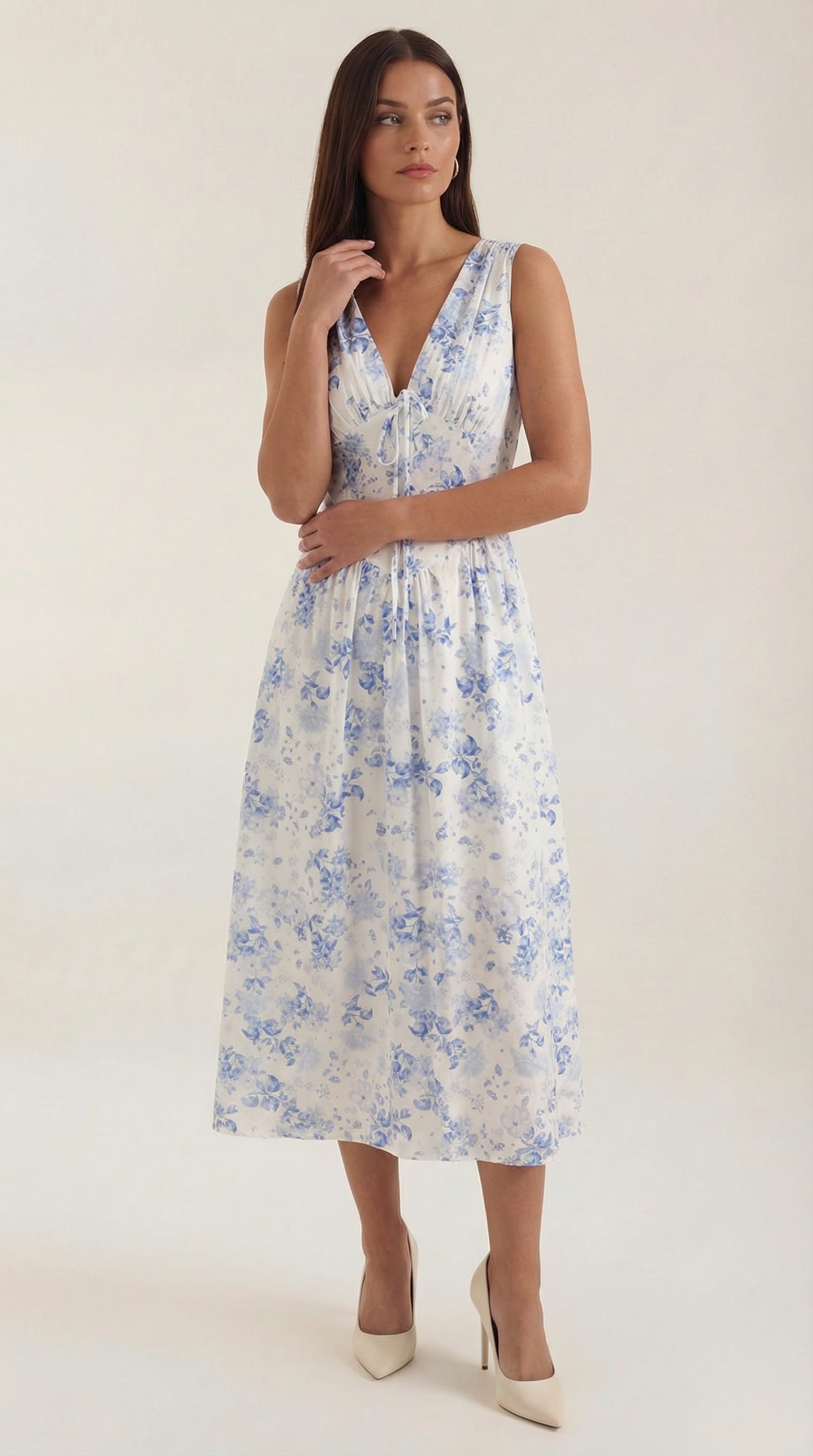 Cassiopeia Midi-Eintauchkleid | Elegantes Sommerkleid 9