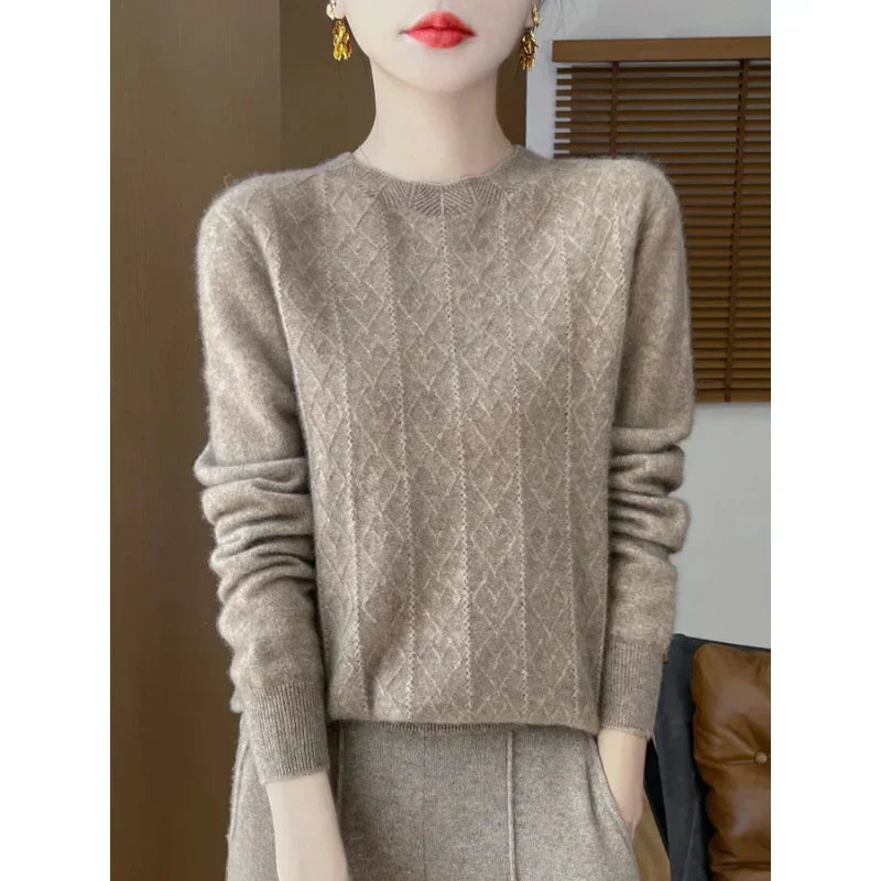 Celina | Damenpullover aus Merinowolle, Klassisch Elegant 5