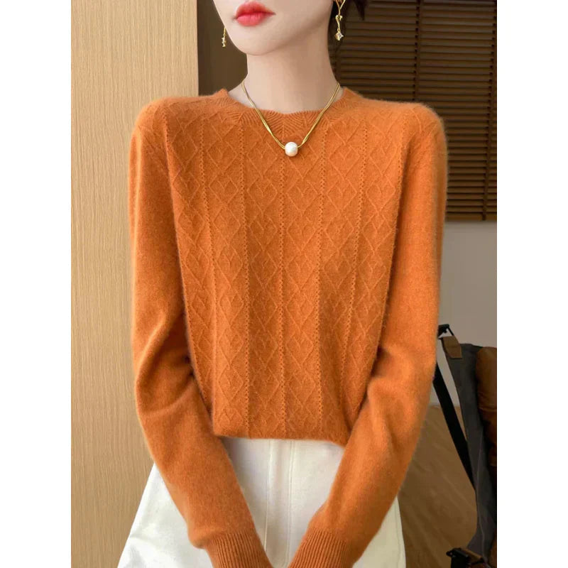 Celina | Damenpullover aus Merinowolle, Klassisch Elegant 6