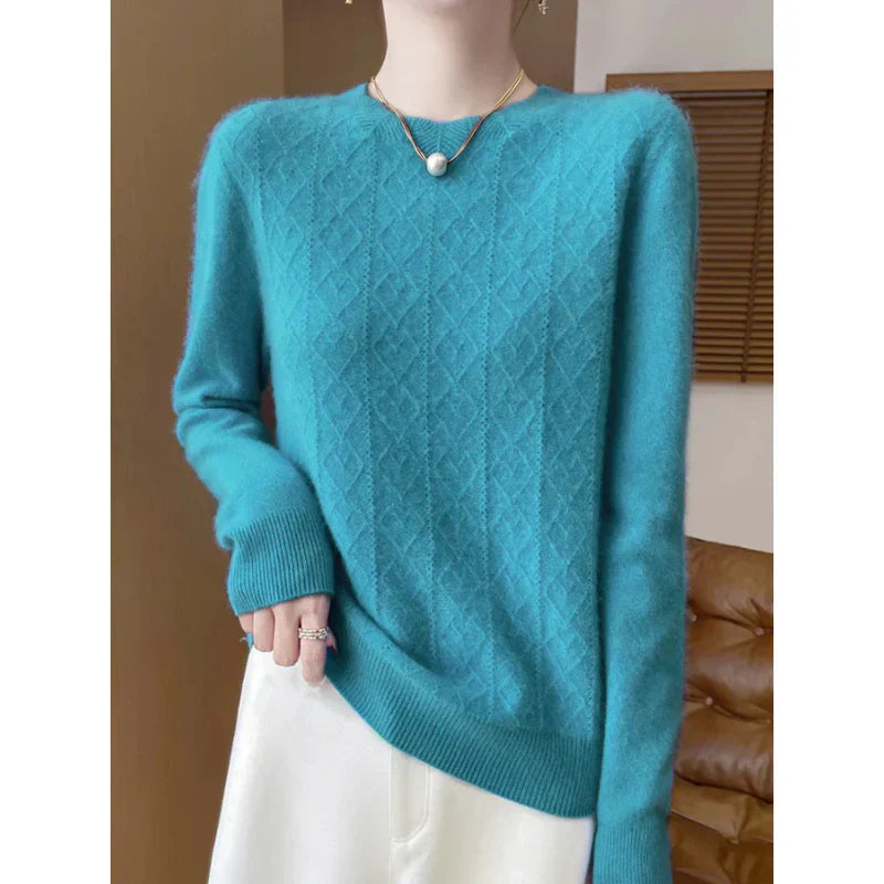 Celina | Damenpullover aus Merinowolle, Klassisch Elegant 7