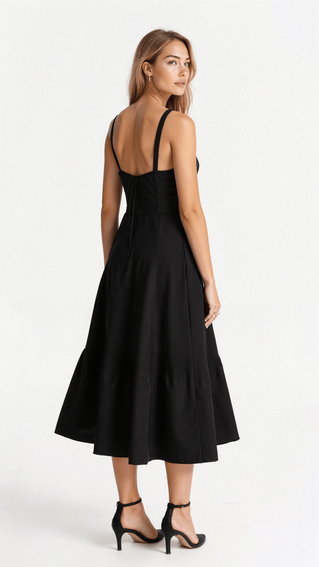 Cerene | Geblümtes Midikleid mit Korsett-Mieder für Damen 3