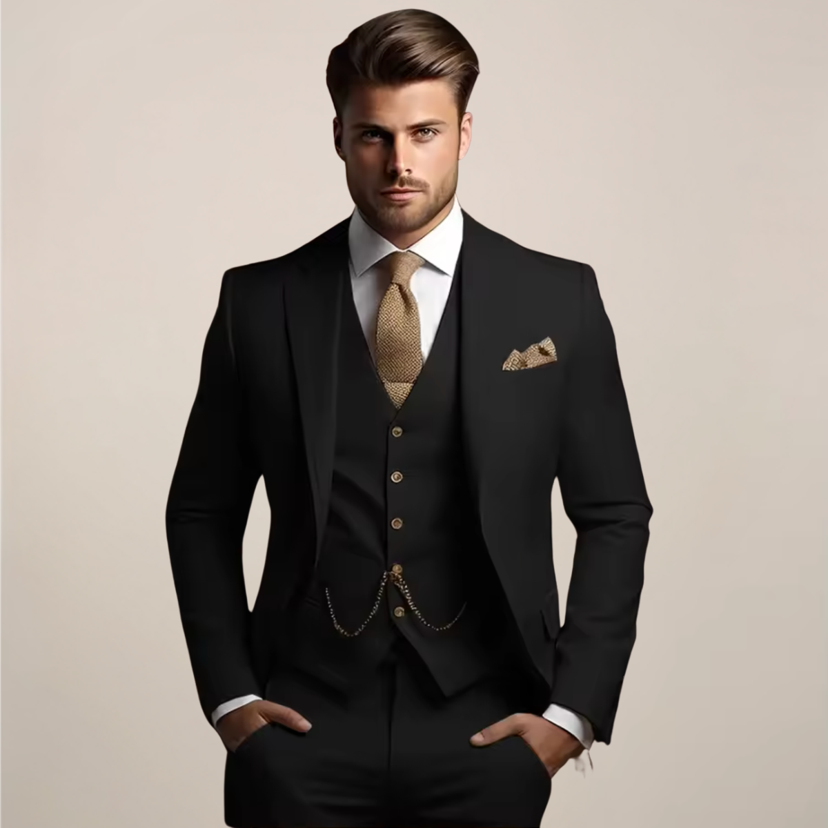 Clemens | Dreiteiliger Herrenanzug Slim Fit Frühling 1
