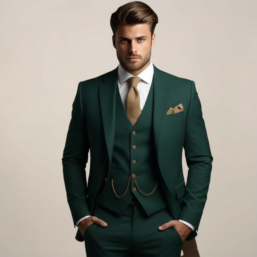 Clemens | Dreiteiliger Herrenanzug Slim Fit Frühling 4
